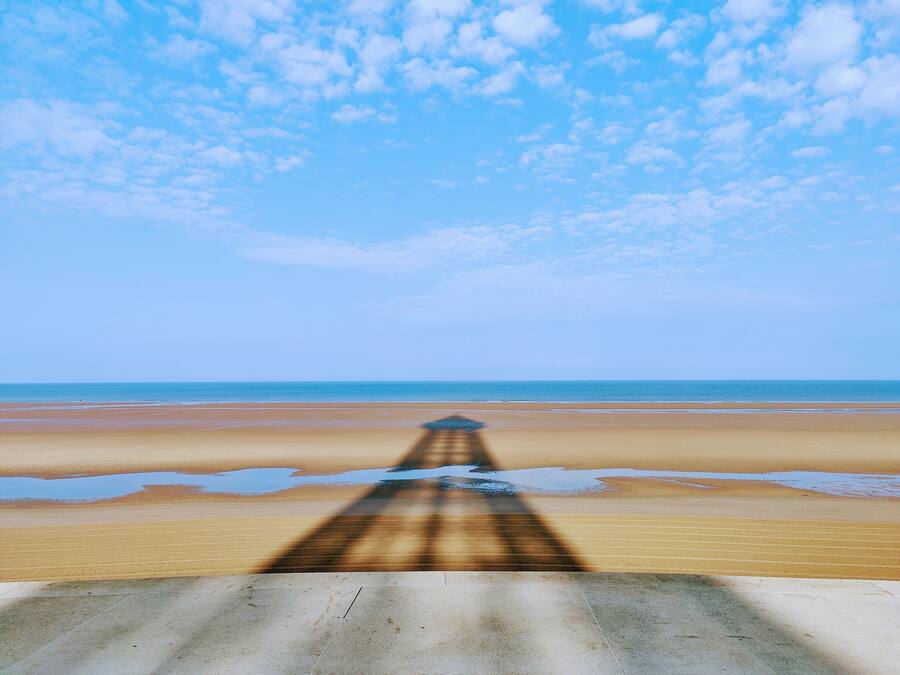 Beach nearby, white sand