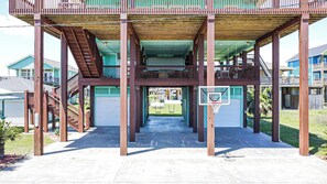 Property grounds - The Real Deal: 3  BR, 2  BA House in Port Bolivar, Sleeps 14 (Bolivar Peninsula)