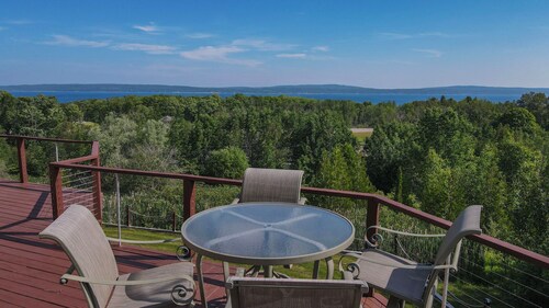 Petoskey Home with Little Traverse Bay Views | Sleeps 8 | Wrap Around Deck