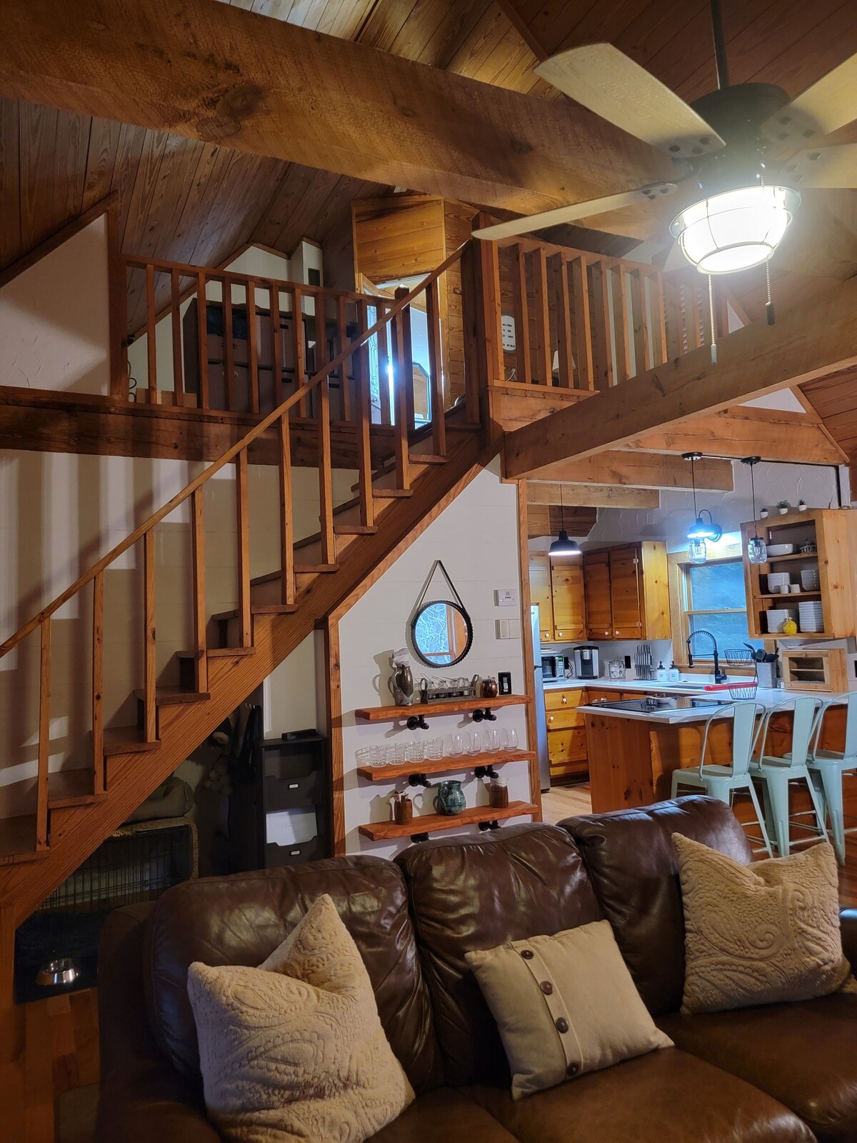 Photo 8 of Remote, Modern, Cozy Cabin on 12 acres; Only 2.5 Miles from Traveler's Rest!