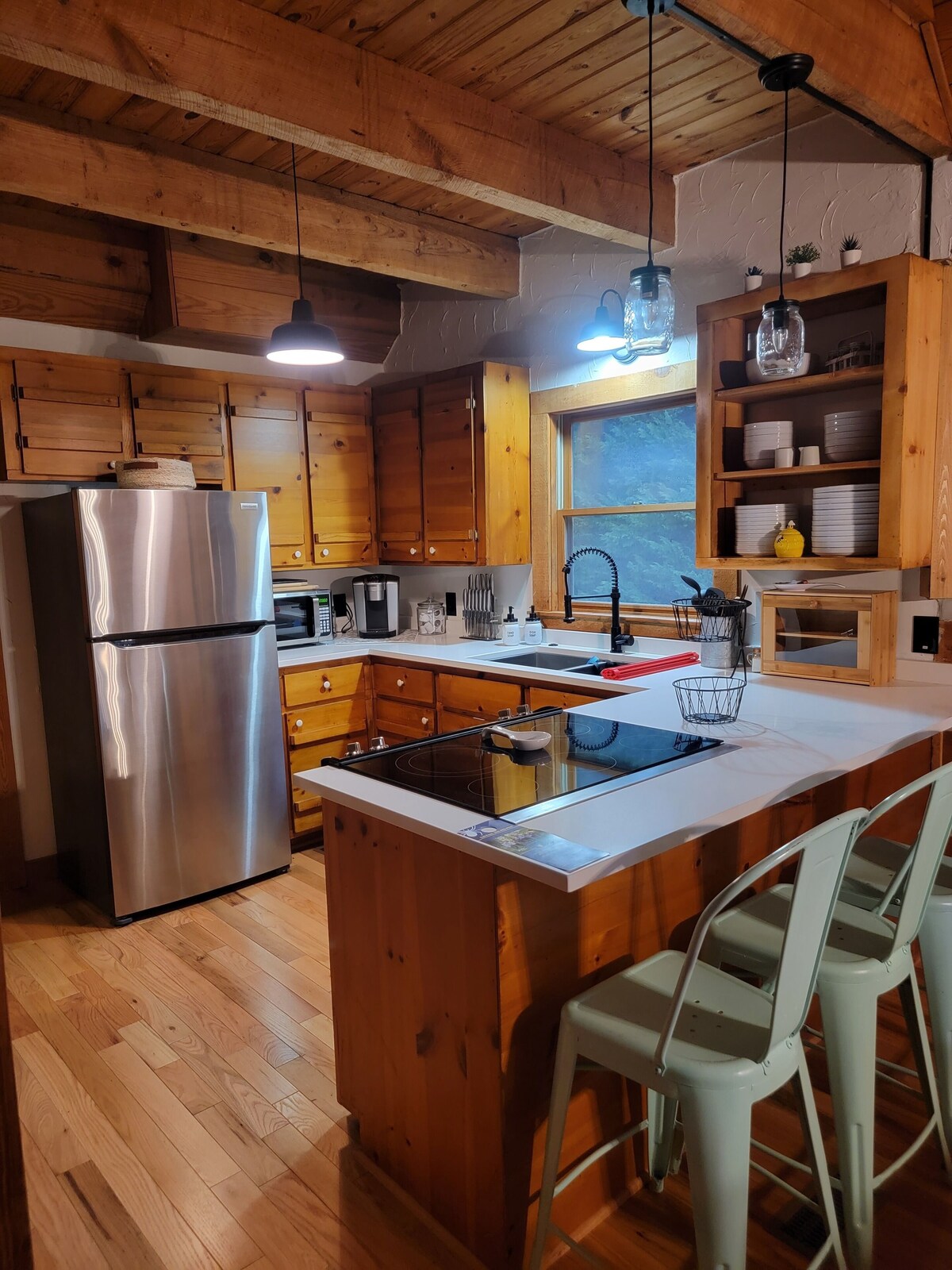 Photo 11 of Remote, Modern, Cozy Cabin on 12 acres; Only 2.5 Miles from Traveler's Rest!