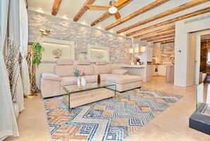 Villa | Interior - Villasonboard Rock Villa 3bed Jacuzzi Seaside (Ermionida)