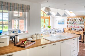 Microwave, dishwasher, highchair