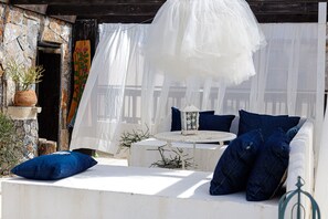 Terrace/patio - Antonia's rustic house - Old town view (Ρέθυμνο)