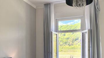 2 bedrooms, iron/ironing board, travel crib, free WiFi