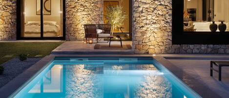 Piscine chauffée