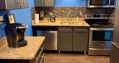 Modern Downtown Blue Steel Suite