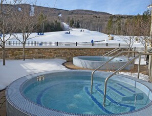 Indoor pool, outdoor pool