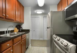 Microwave, coffee/tea maker