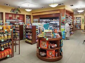 Explore a well-stocked retail store with multiple sections offering a variety of products.