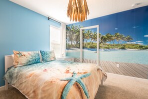 8 bedrooms, desk, iron/ironing board, travel cot