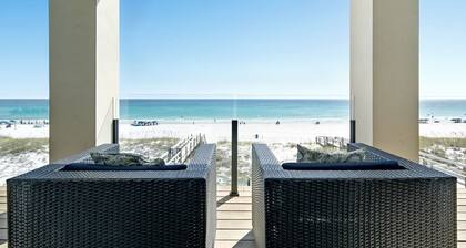 Big House by the Sea - Beach Front Home with Large Private Pool, Theater & Bar