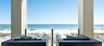 Big House by the Sea - Beach Front Home with Large Private Pool, Theater & Bar