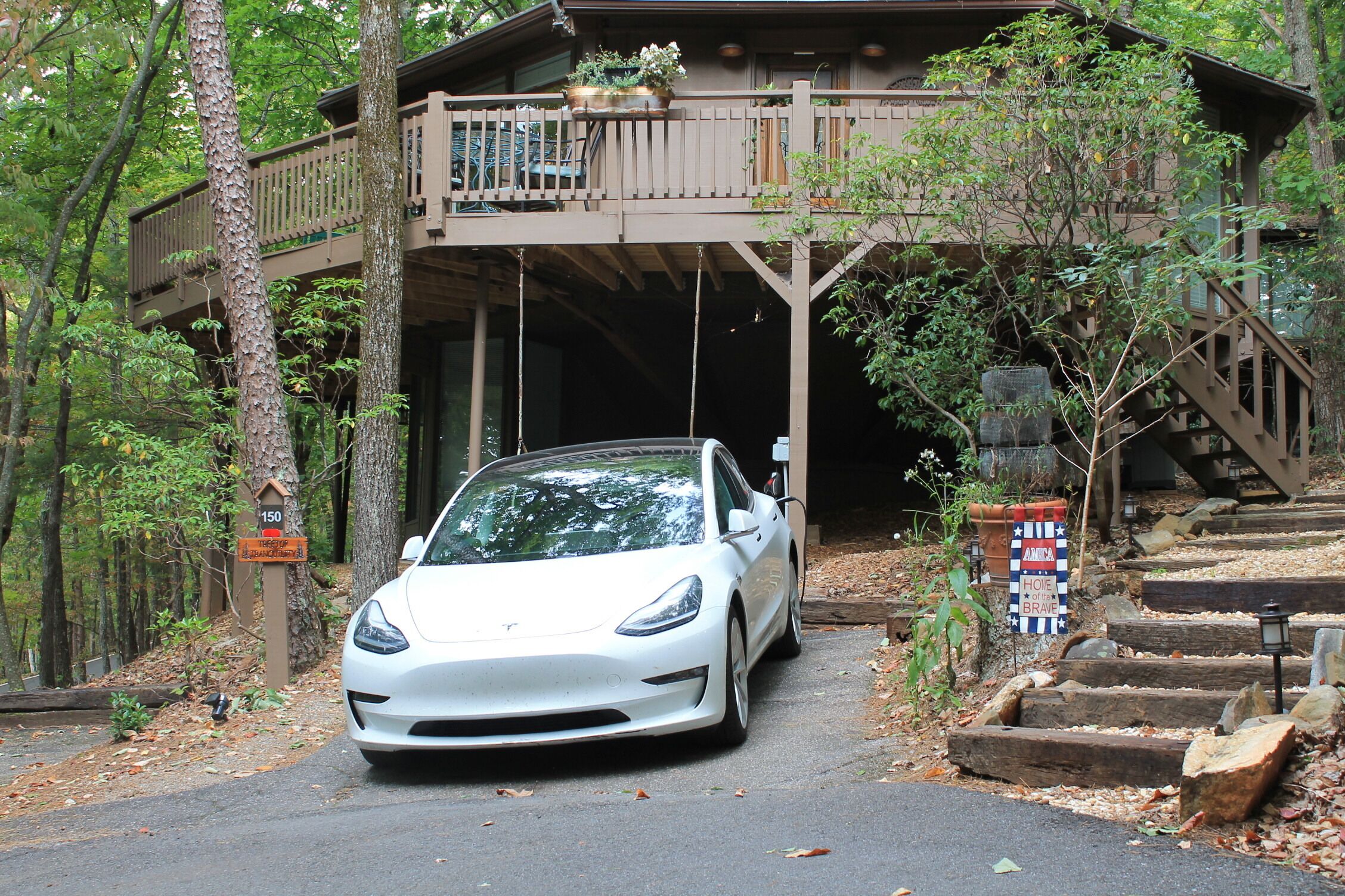 Treetop Tranquility in Big Canoe   ELECTRIC VEHICLE CHARGING STATION