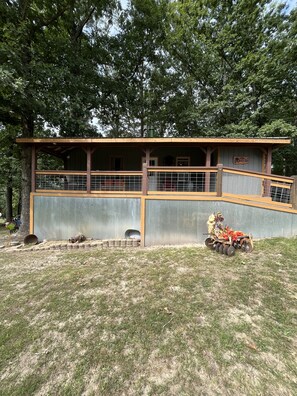 Exterior - Unique cabins in the woods<br>Not friendly for Street Bikes.  (Eminence)