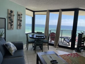 Floor to ceiling windows for light and views.