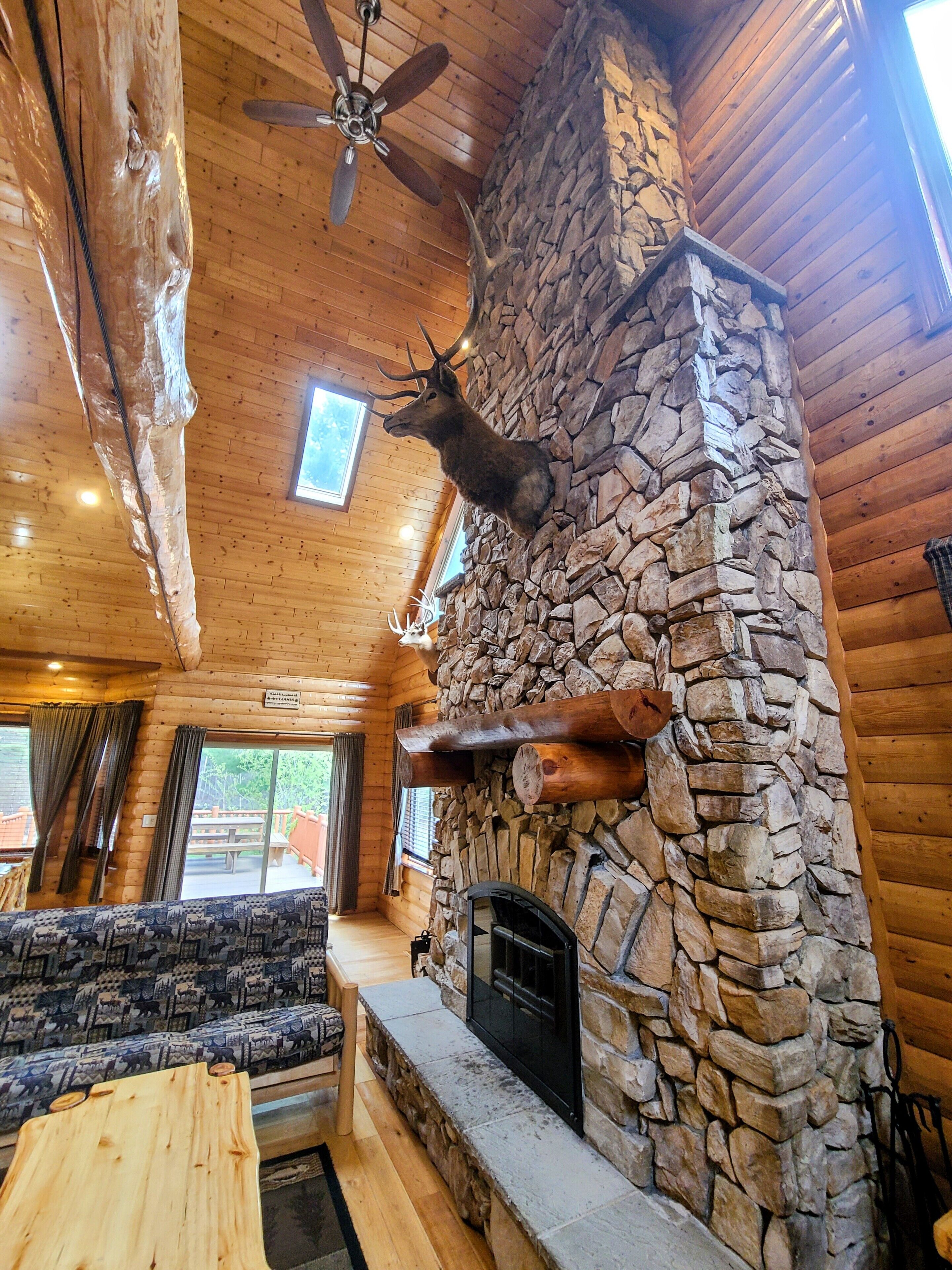 Luxury Family Cabin in a forest with a private pond