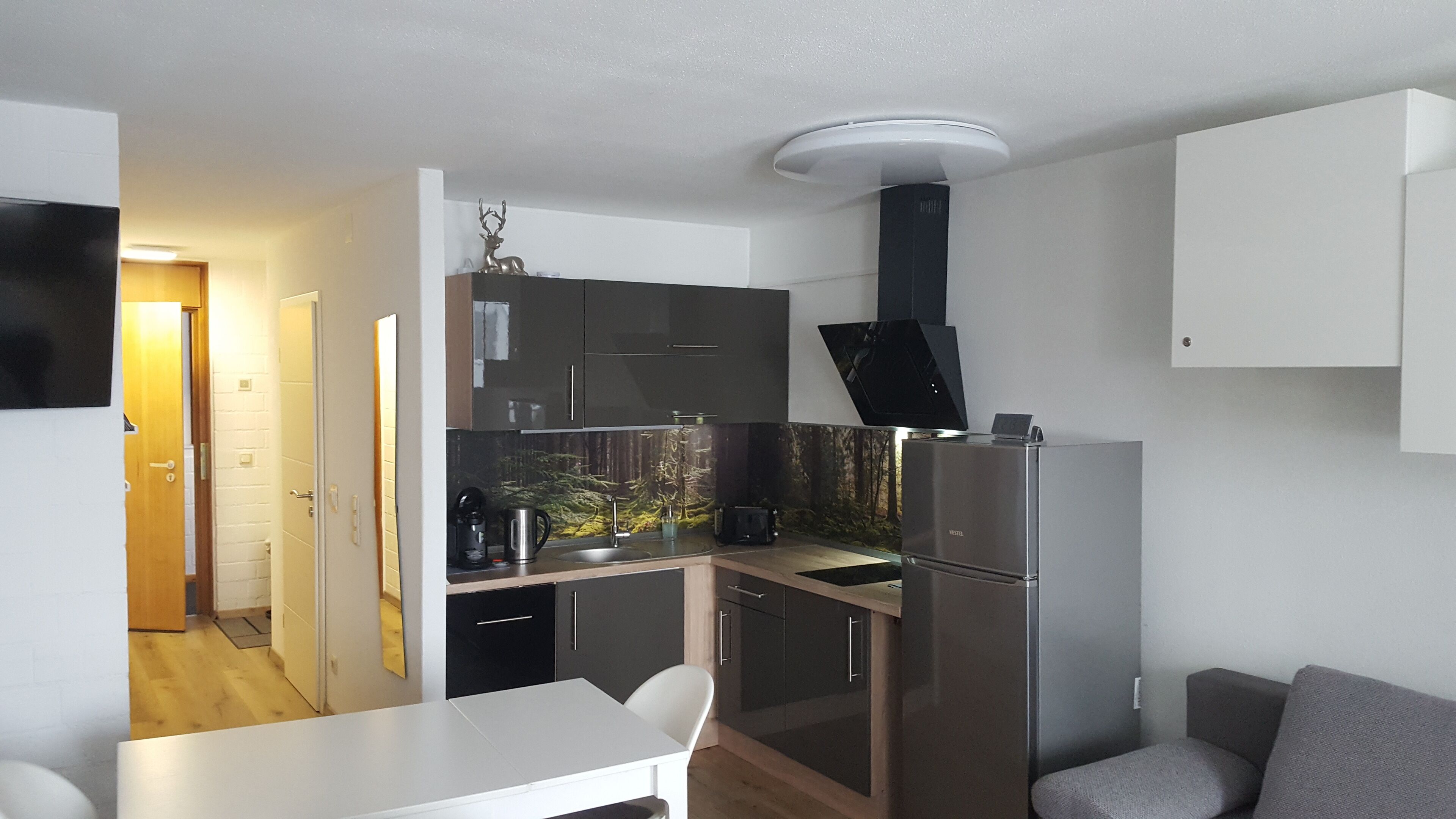 Ferienwohnung mit Blick Über den Bayrischen Wald Oberhalb von Sankt Engelmar