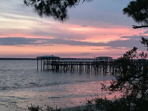 Beach nearby, sun loungers