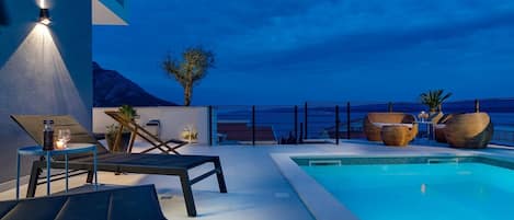 Una piscina riscaldata
