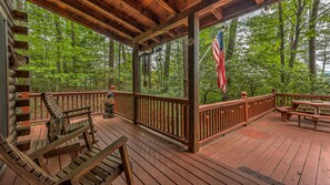 Balcony - Retreatwood Mac by Escape to Blue Ridge (Blue Ridge)
