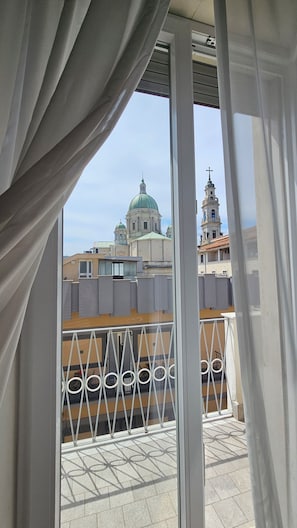 Deluxe appartement, uitzicht op de stad | Balkon