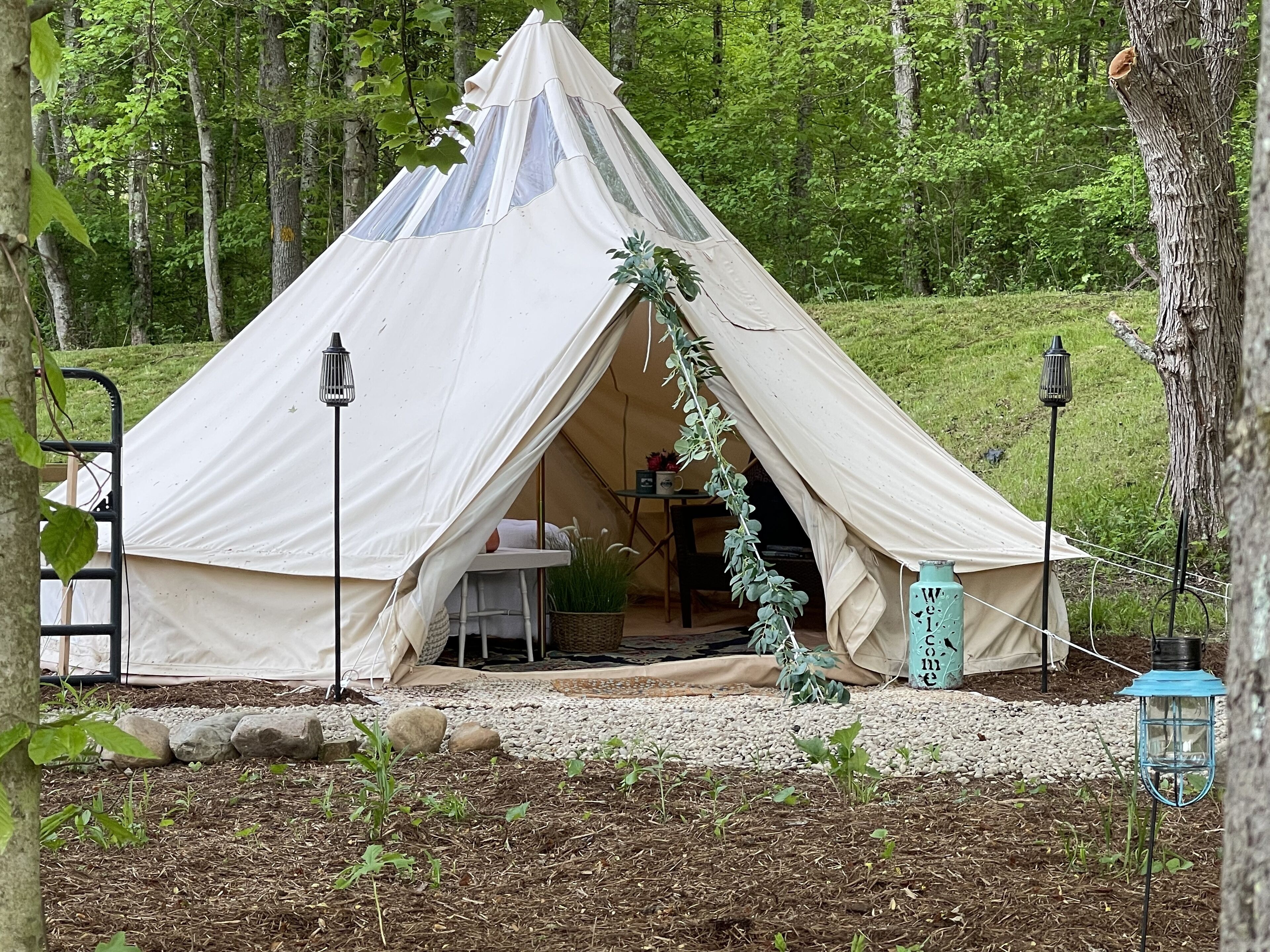 Enceinte de l’hébergement