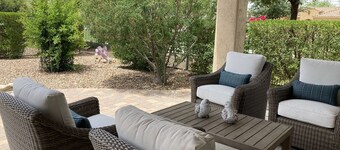 All the amenities of Sun City resort living at Merrill Ranch in Florence, AZ.