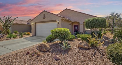 All the amenities of Sun City resort living at Merrill Ranch in Florence, AZ.