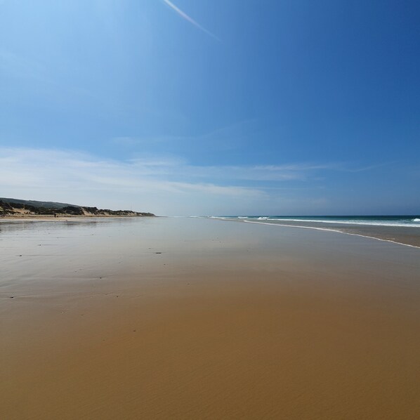 Plage à proximité, chaises longues