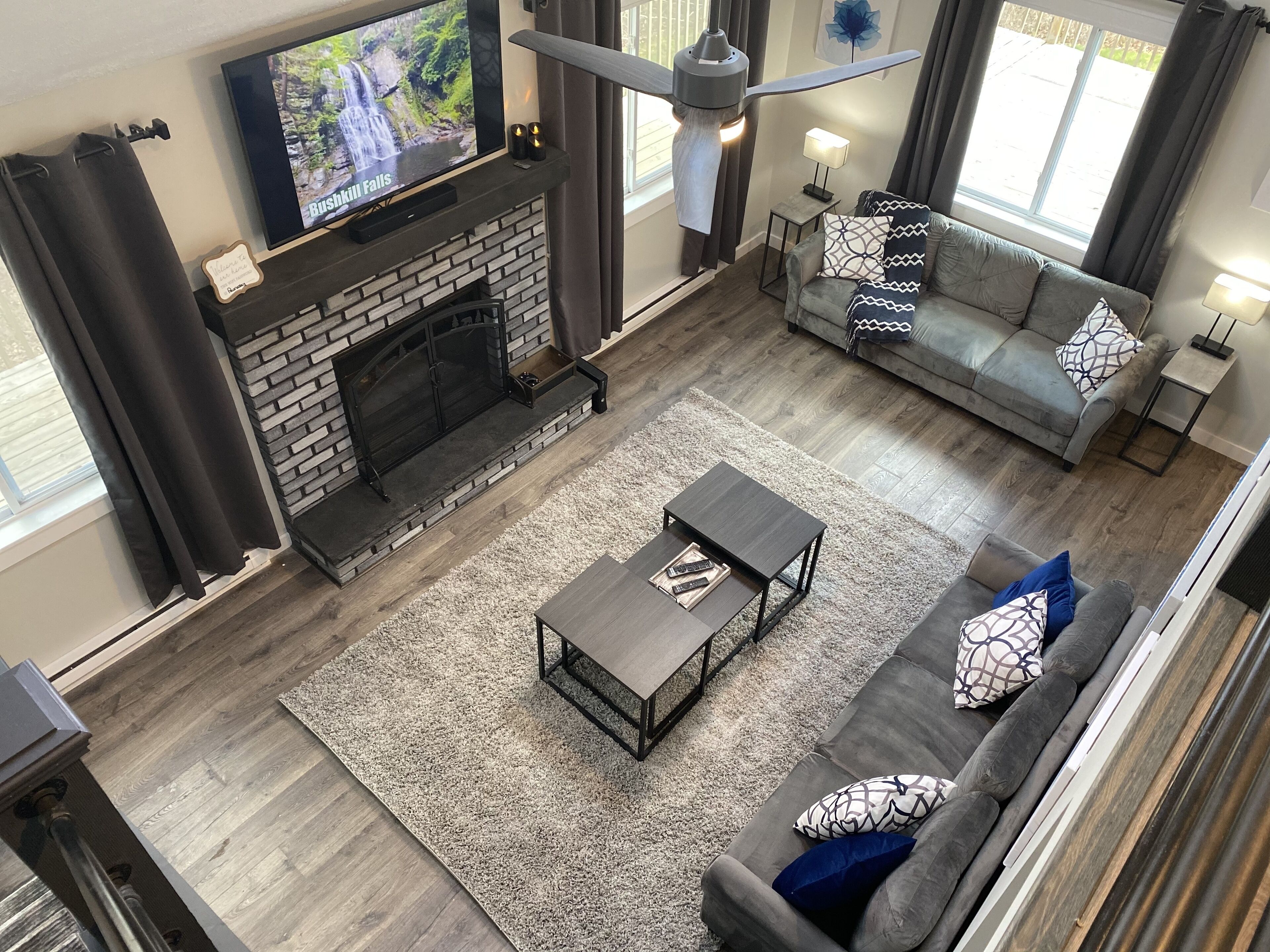 A Poconos Home with a Stream View Dog Friendly