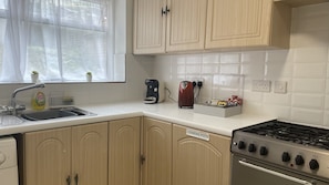 Oven, dining tables