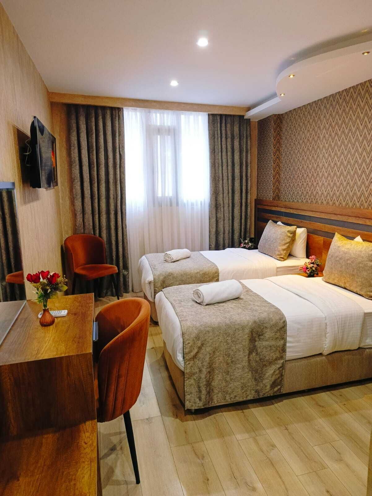 superior twin room | premium bedding, free minibar items, in-room safe, desk