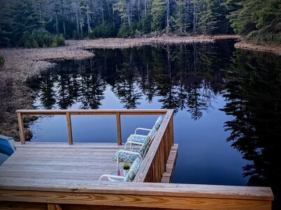 Waterfront, rustic resort like farmhouse with pool