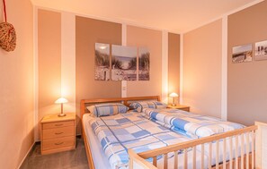 2 quartos, Wi-Fi de cortesia, roupa de cama