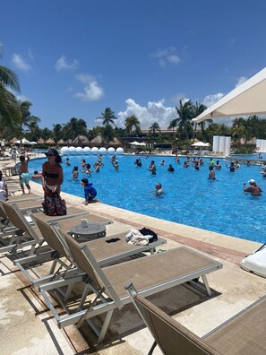Indoor pool, outdoor pool