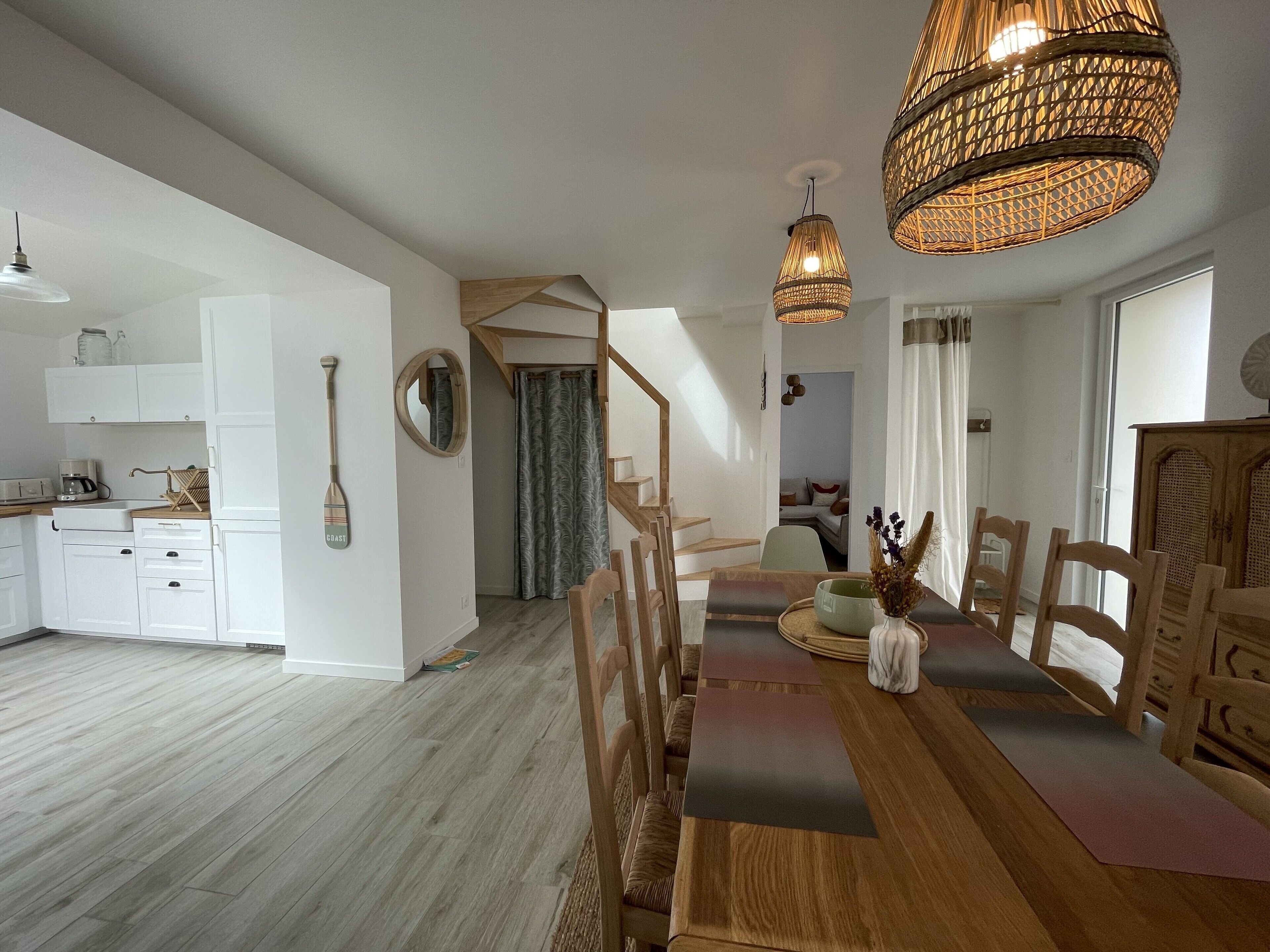 La Page Blanche ? Belle Maison Rénovée à 300m des Plages