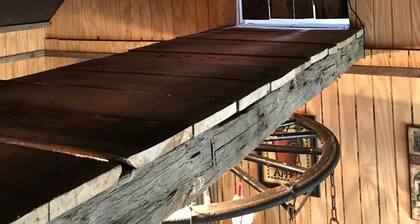 Rustic Log Cabin on private land, with ample gravel roads for horses and ATV’s.