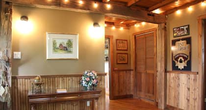 Rustic Country farmhouse on 2 acres close to several lakes.