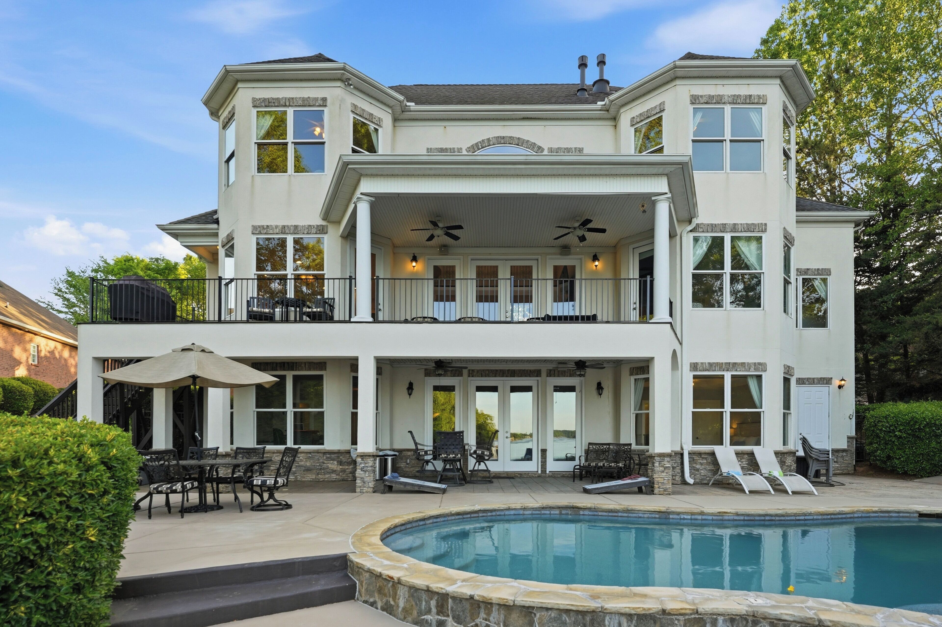 Una piscina riscaldata