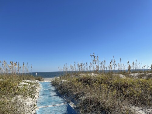 Location, location, location... Beautiful condo just steps from the beach.