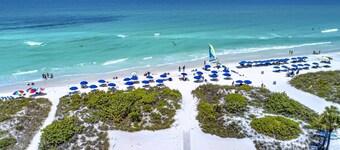 Private Beach, Gulf View from Balcony, Heated Pools, $185 Free Activities Daily, Outdoor Workout