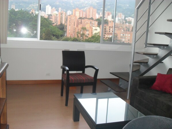 Departamento, 1 habitación, con acceso para personas discapacitadas, vista a la ciudad | Interior
