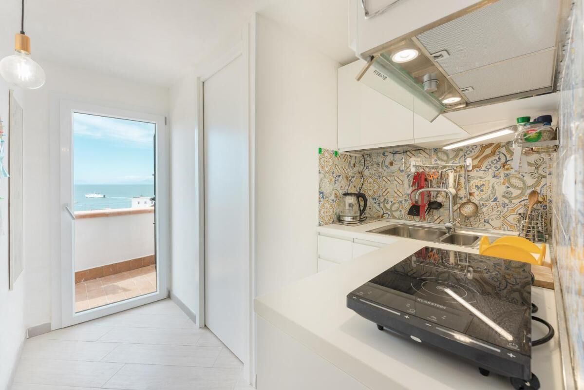 Apartment, 1 Bedroom, Smoking, Terrace | Private kitchen | Fridge, stovetop, electric kettle, cookware/dishes/utensils