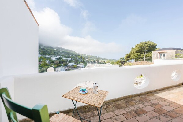 Blick von der Unterkunft