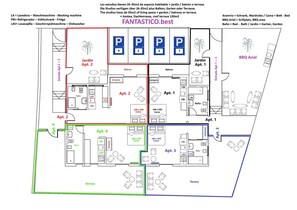 Estúdio, vários quartos, para fumantes, sacada | Planta do andar