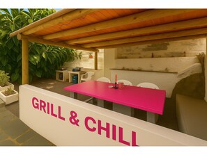 Studio, Multiple Bedrooms, Smoking, Patio | Dining