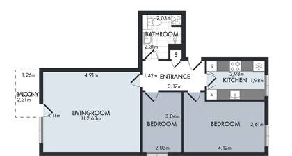 Bright 2-bedroom Apartment in the Family-friendly Suburbs of Copenhagen