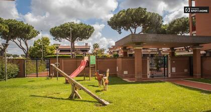 Long Stay Comfort Apartment With Backyard Rome Area Residence