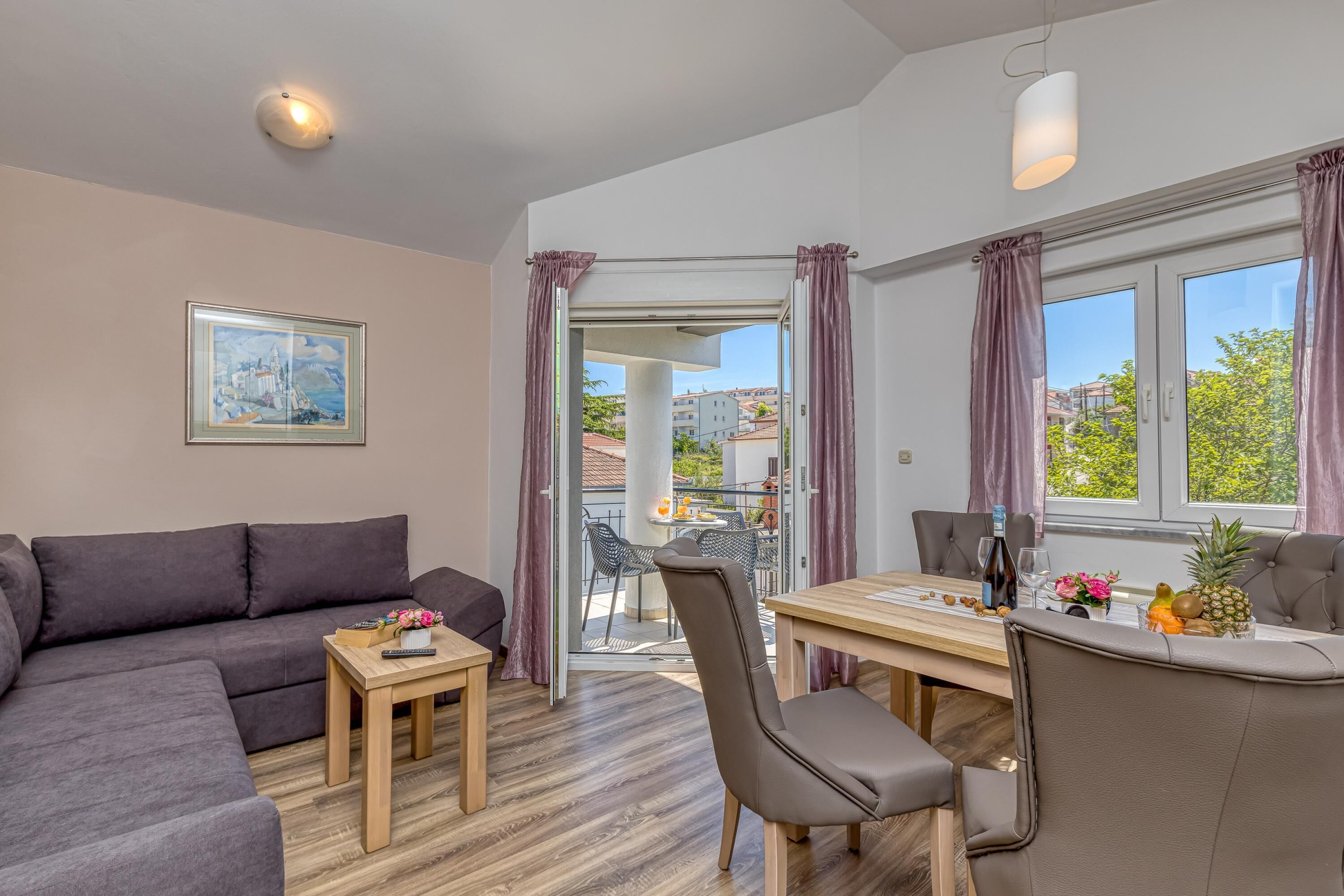 Family Apartment, Multiple Bedrooms, Mountainside (Apartment Rafaela 220m from the beach) | Living area